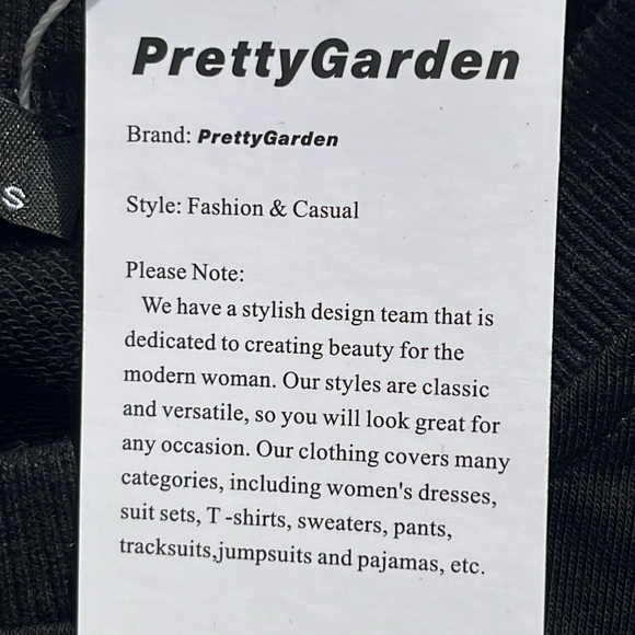 NWT Pretty Garden adorable loose pleated dress S-M - Picture 11 of 12